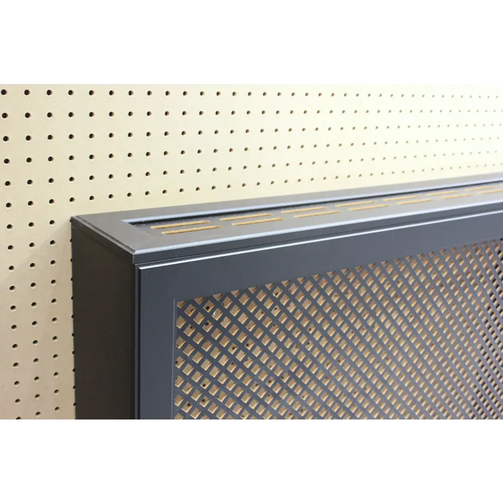 ЛАЙТ - Декоративный экран для радиатора 90×15 см из МДФ черный 89397671 STLM-1535056 - Вид №1