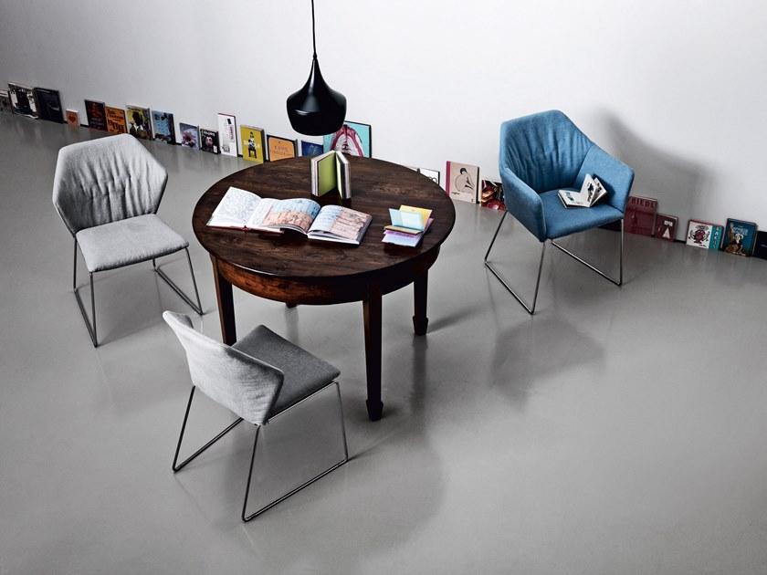 Saba Italia Стул с обивкой и подлокотниками New york sun-id-1385624 - Вид №3