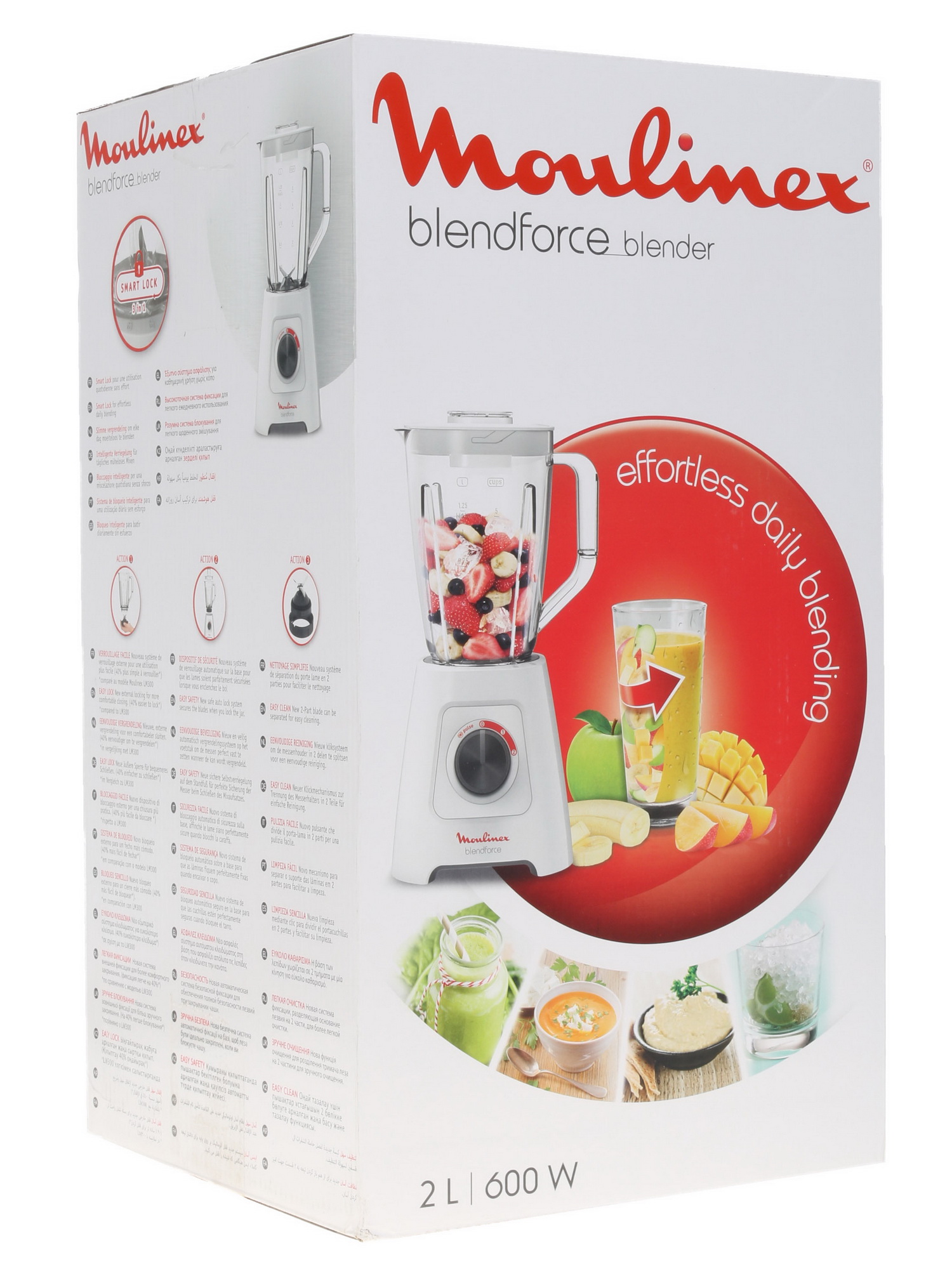 1223887 Блендер стационарный Moulinex BlendForce 2 LM420110 белый STDN-0011206 - Вид №7