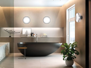 Стеклянный светодиодный настенный светильник