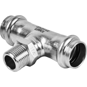 Тройник переходной Rommer 1/2"x22 мм ВПр-НР нержавеющая сталь