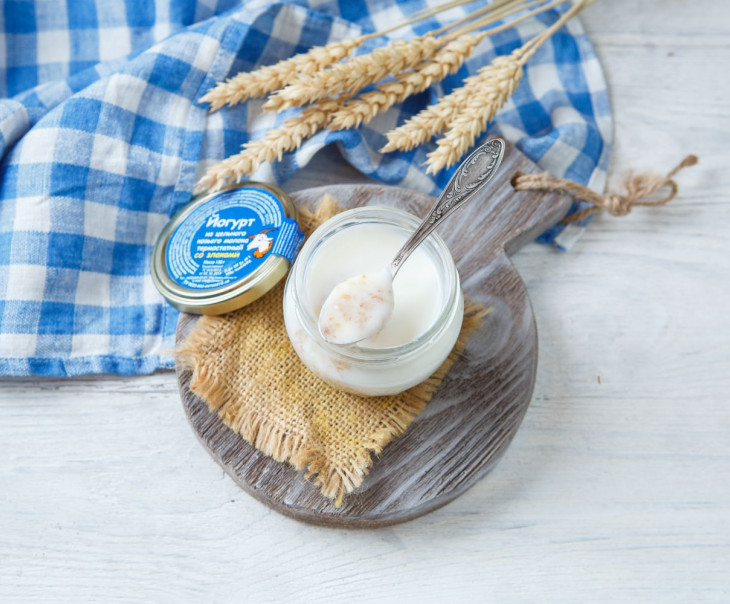 466 Йогурт из козьего молока со злаками 2,8-5,5% Вкусляндия  - Вид №1