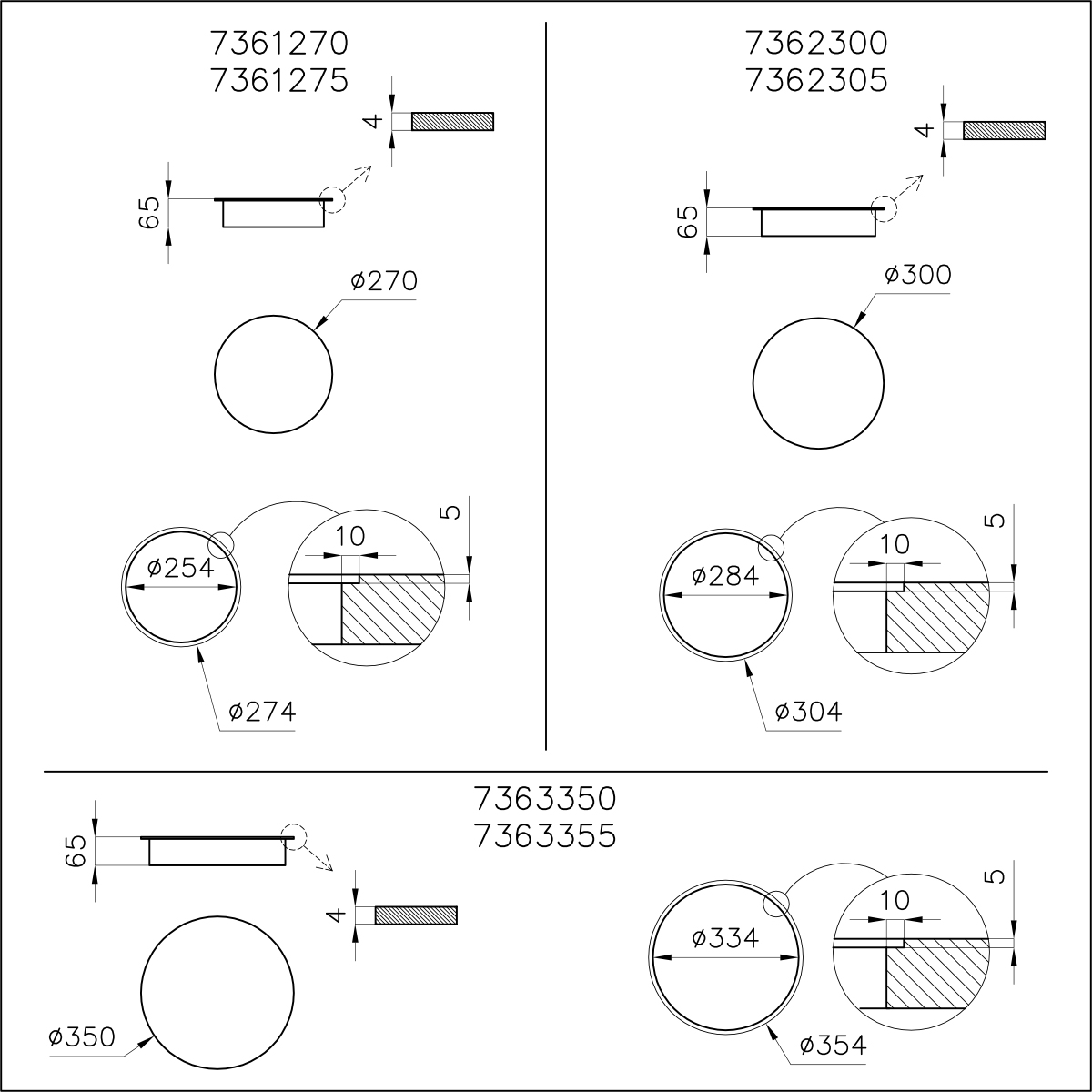 7366030 Варочная панель Modular Induction 7366 030 Fosterspa  - Вид №1
