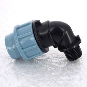 Угол обжим-Н 25 x 1/2" для труб ПНД UNIDELTA