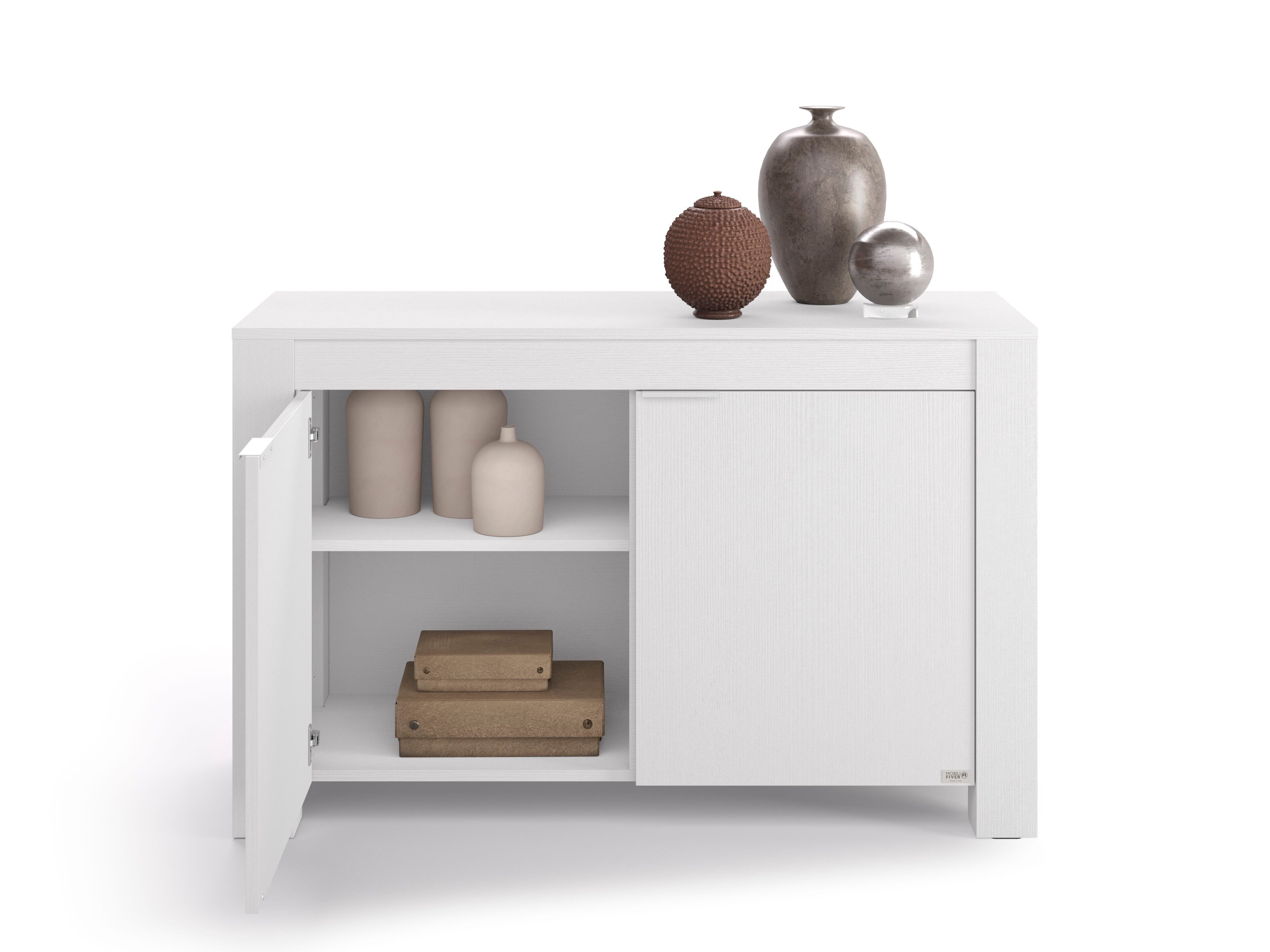 Шкаф из белого ясеня с распашными дверцами Mobili Fiver Rachele ARCH-00045077 - Вид №1