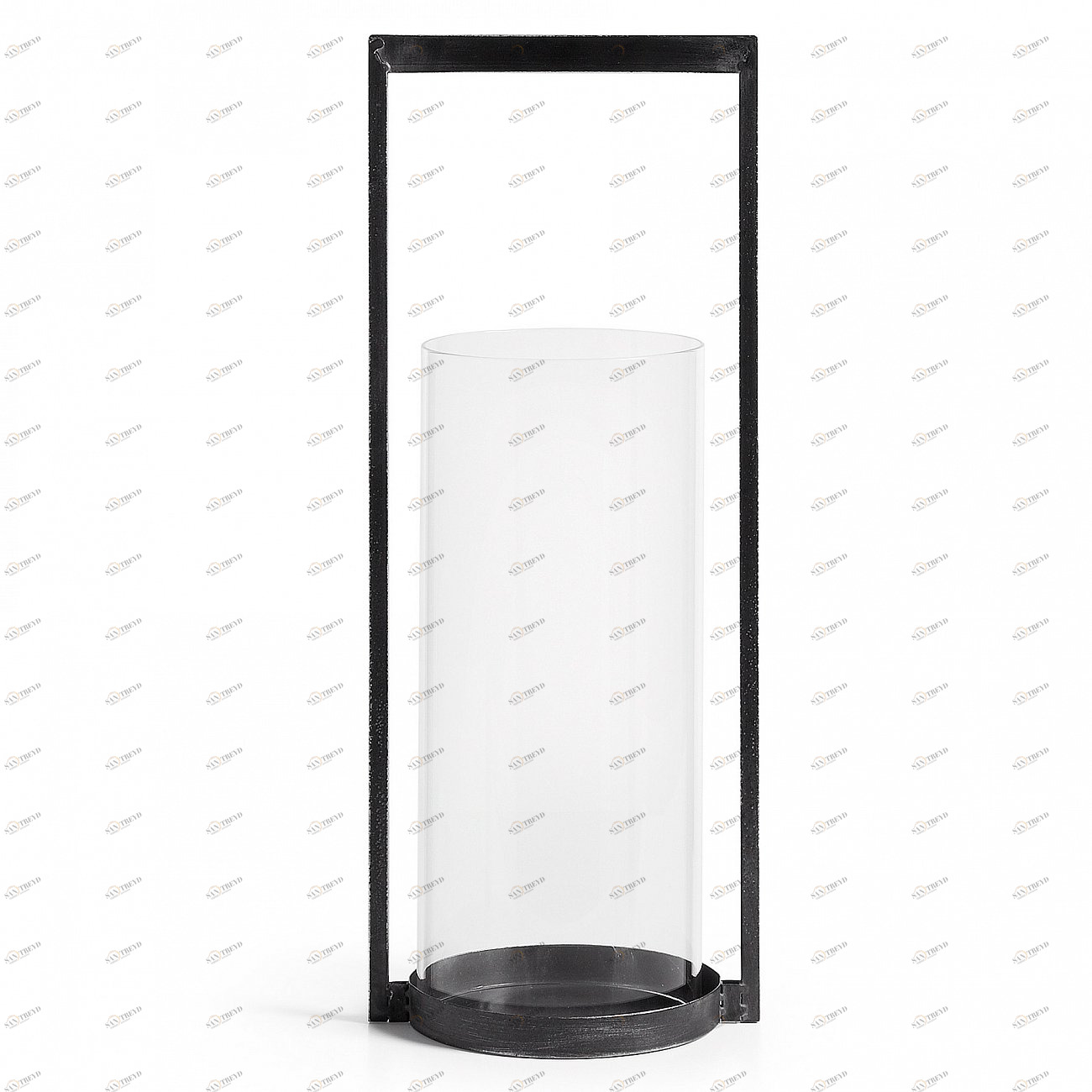 Подсвечник металлический графитовый Amadeus от La Forma LA FORMA  342942 Прозрачный;черный 