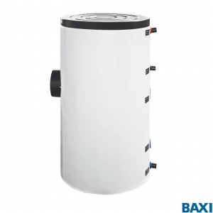 100020674 ВНЕШНИЙ НАКОПИТЕЛЬНЫЙ ЭМАЛИРОВАННЫЙ БОЙЛЕР С ДВУМЯ ЗМЕЕВИКАМИ BAXI UBT 400 DC BAXI