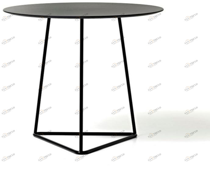 Diemme Круглый журнальный столик со столешницей из hpl Circuit sun-id-1441588