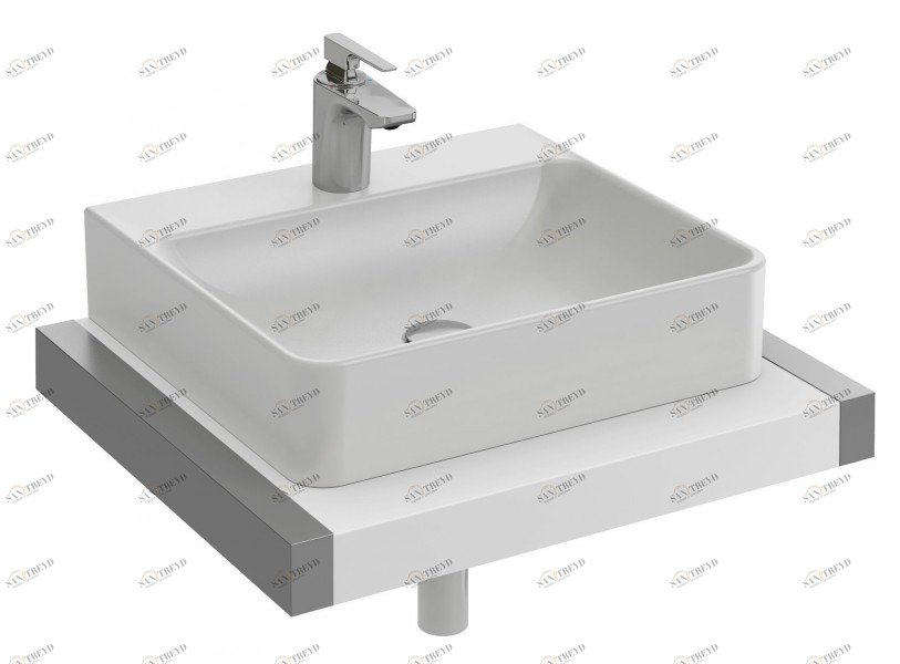 EB62-0800-N07 Столешница с отверстием для раковины vox еvg102 (40 cм) или evf102 (60 cм) Jacobdelafon PARALLEL Santreyd