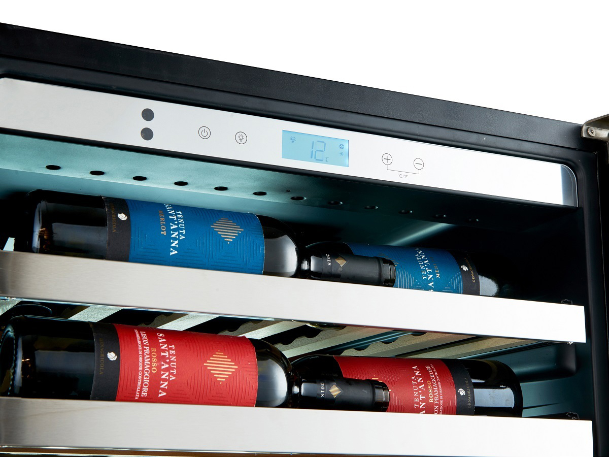 9189162 Винный шкаф Cavanova CV045-1TL серебристый STDN-0033727 - Вид №16