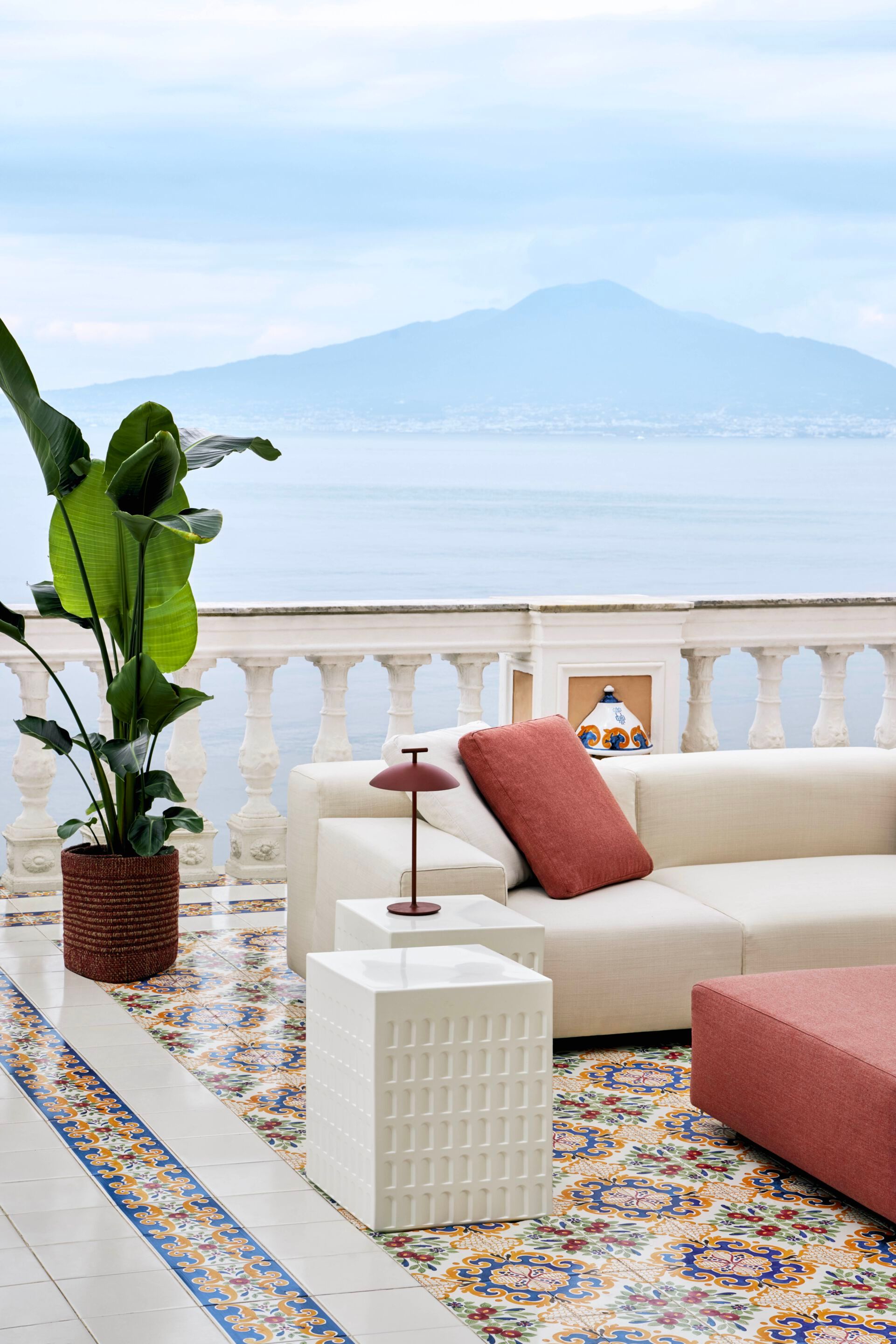 Тканевый модульный садовый диван Kartell Plastics ARCH-00078602 - Вид №1