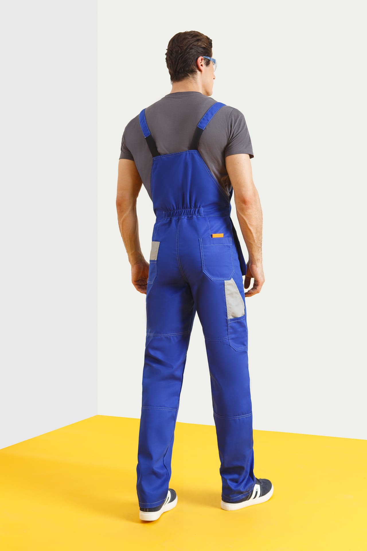 5039609 Костюм "Профессионал-2" василек-светло-серый  Летняя спецодежда  размер 72-74/206-212  - Вид №11