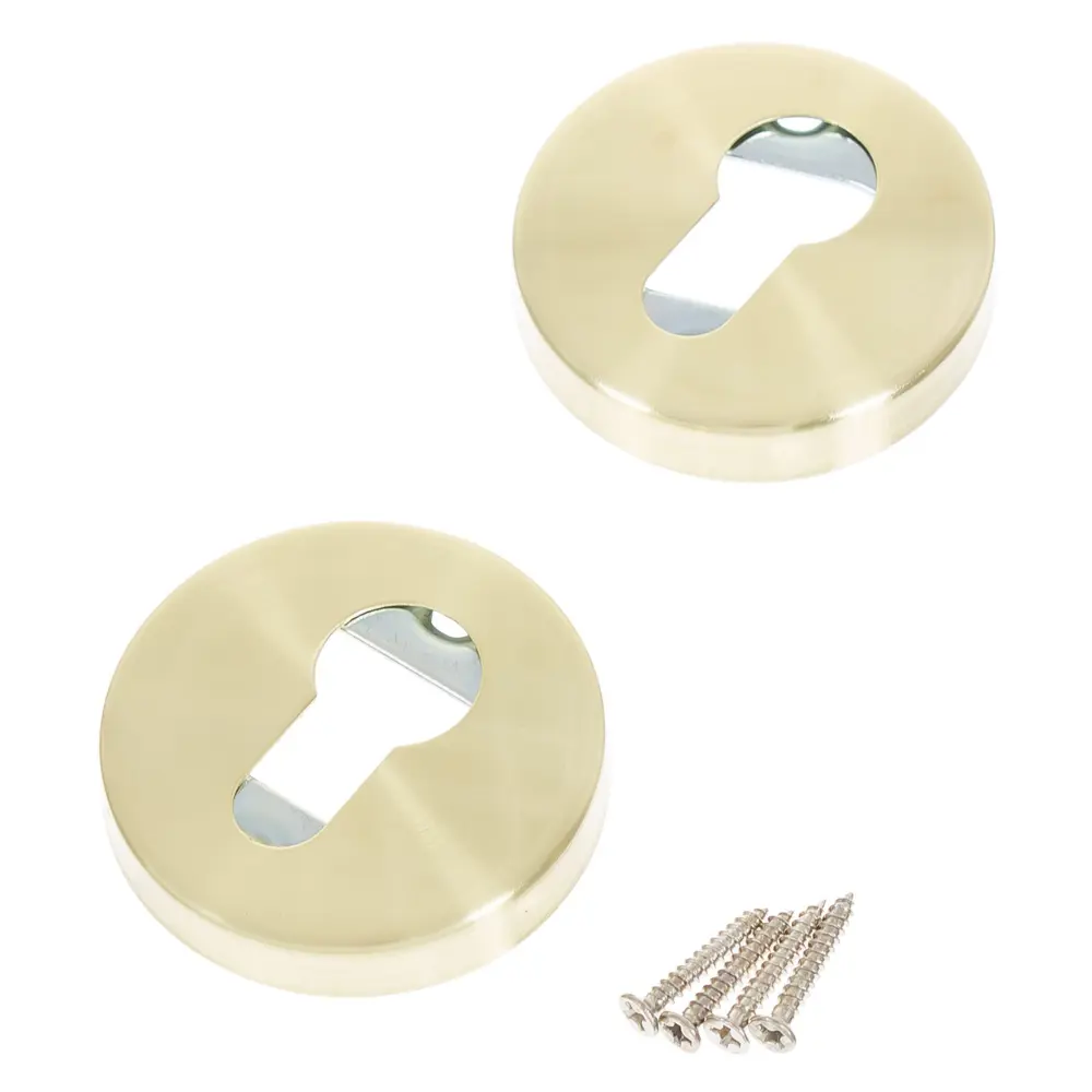 Накладка на цилиндр ASS-SC S.GOLD цвет золото 2 шт EDSON STLM-2057811 - Вид №1