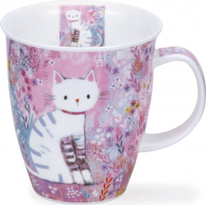 10648669 Dunoon Кружка Dunoon "Котик Тиддлс.Невис" 480мл Фарфор костяной