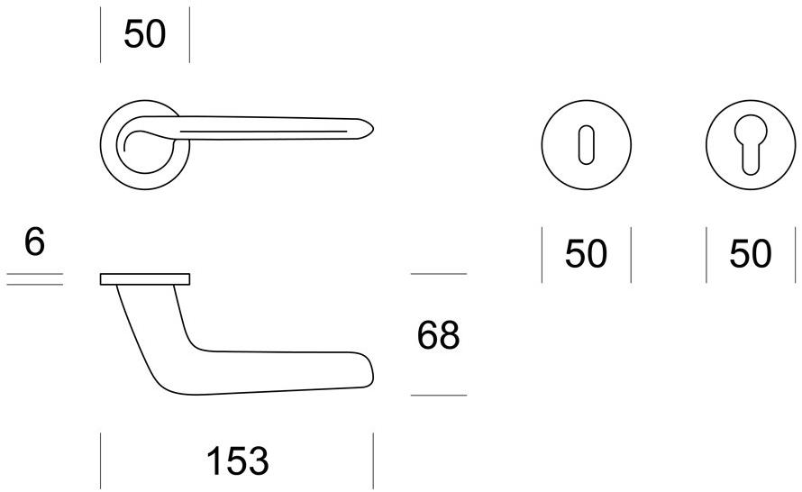 Ento Ручка из латуни на розетке Elan 6265 - Вид №6