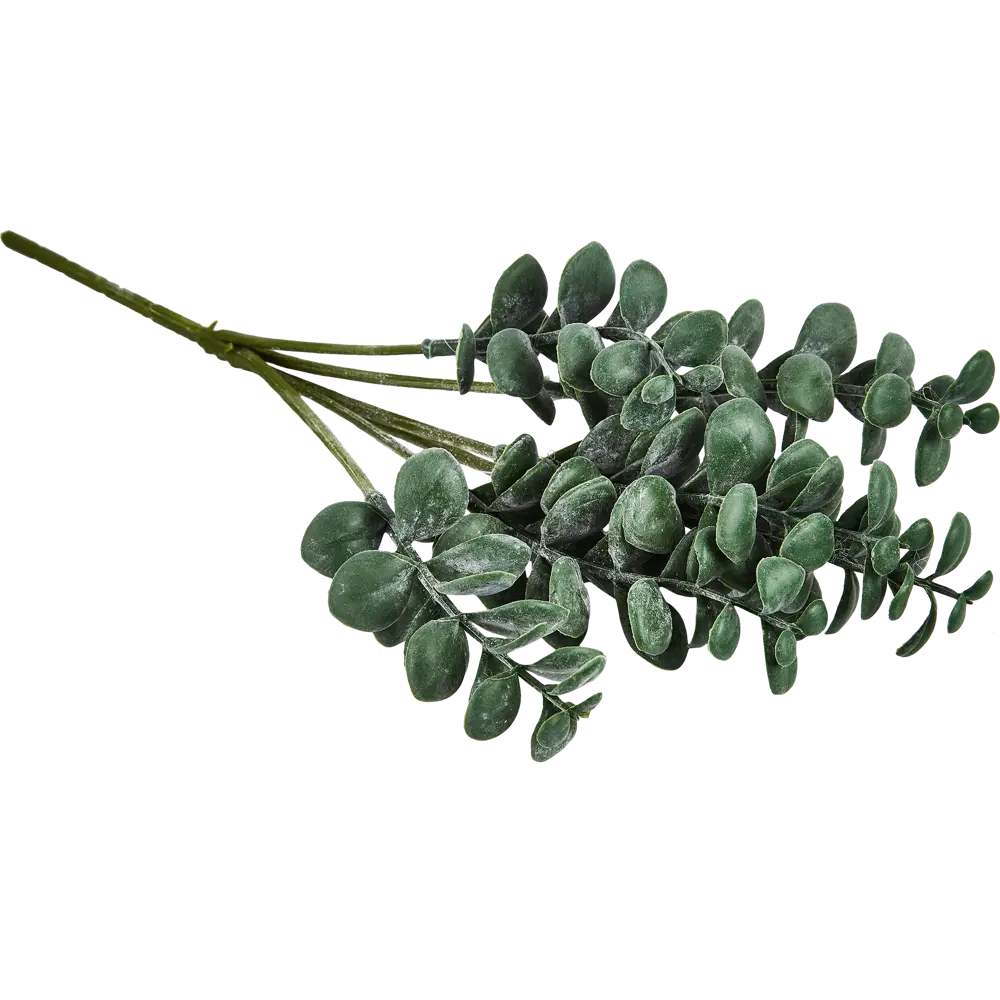 88455064 Искусственное растение Эвкалипт 34x15 см пластик цвет темно-зеленый STLM-0817655 Santreyd 