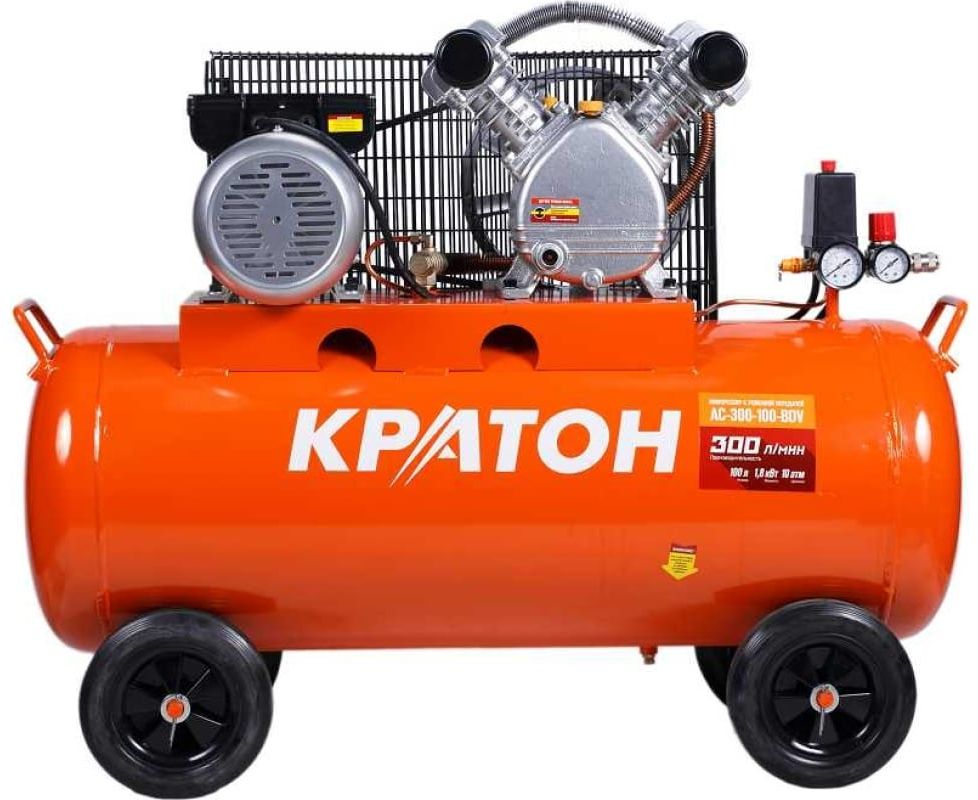 Компрессор поршневой масляный Кратон AC-300-100-BDV 9024848 STDN-0076209 - Вид №3