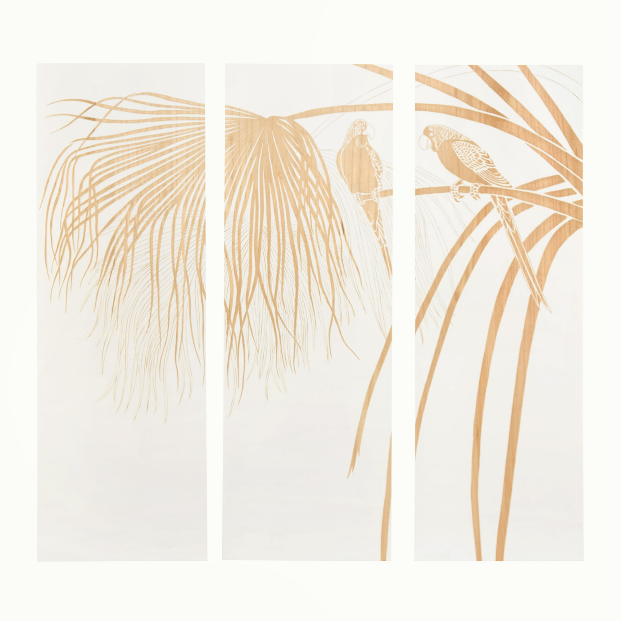 2000983220196 Панно настенное Birds Triptych LINIE DESIGN 