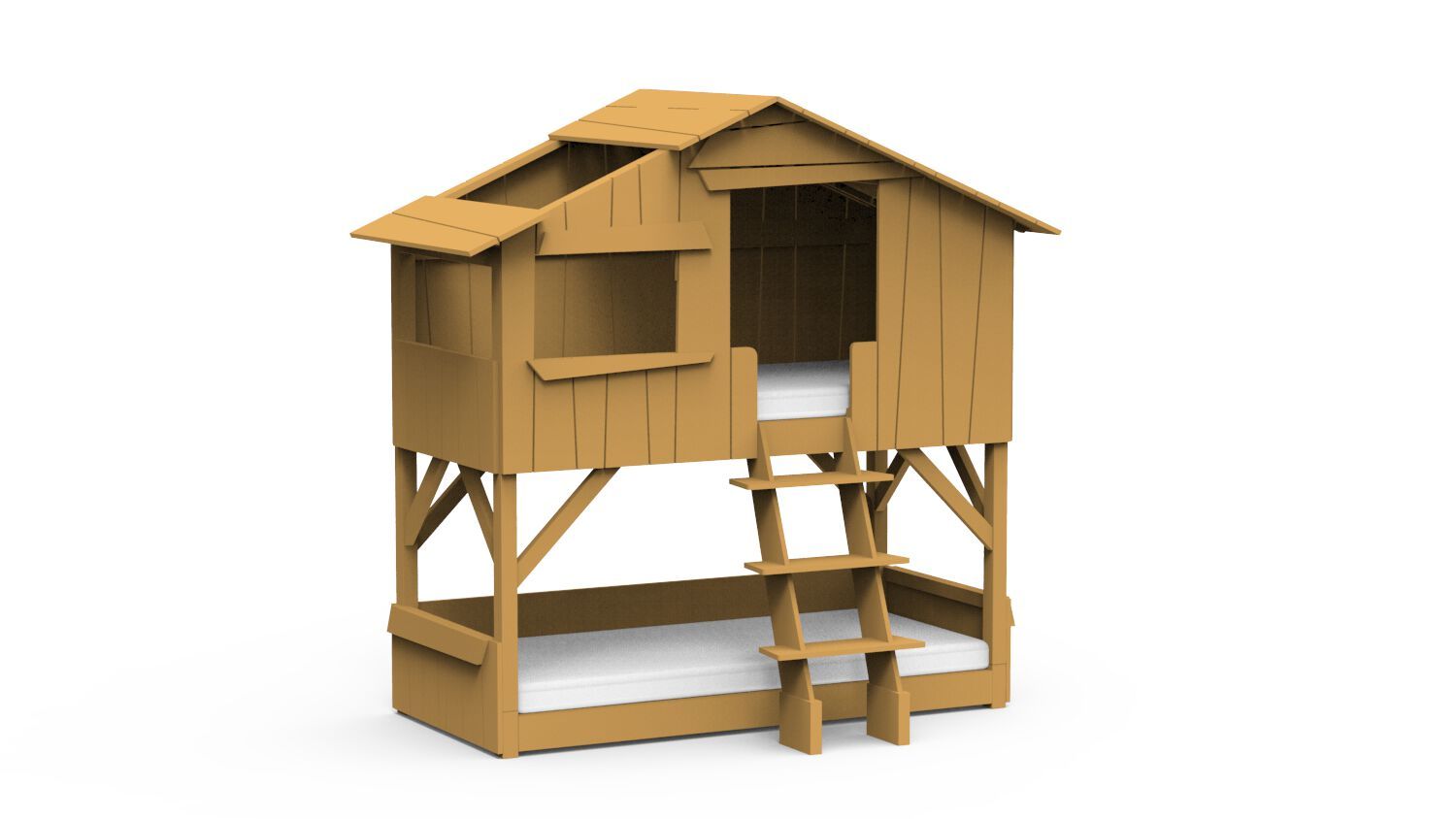 Двухъярусная кровать из МДФ Mathy by Bols TREEHOUSE BEDS &amp ARCH-00140859 - Вид №20