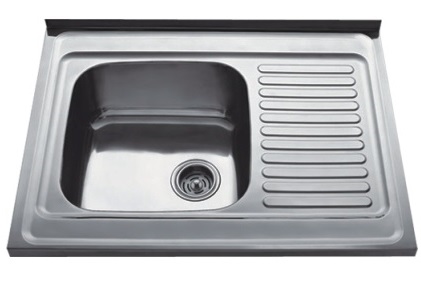 HB6080 Кухонная мойка , полированная сталь Haiba 