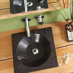 FLW010DK Накладная раковина на столешницу  овальная BATi BALi