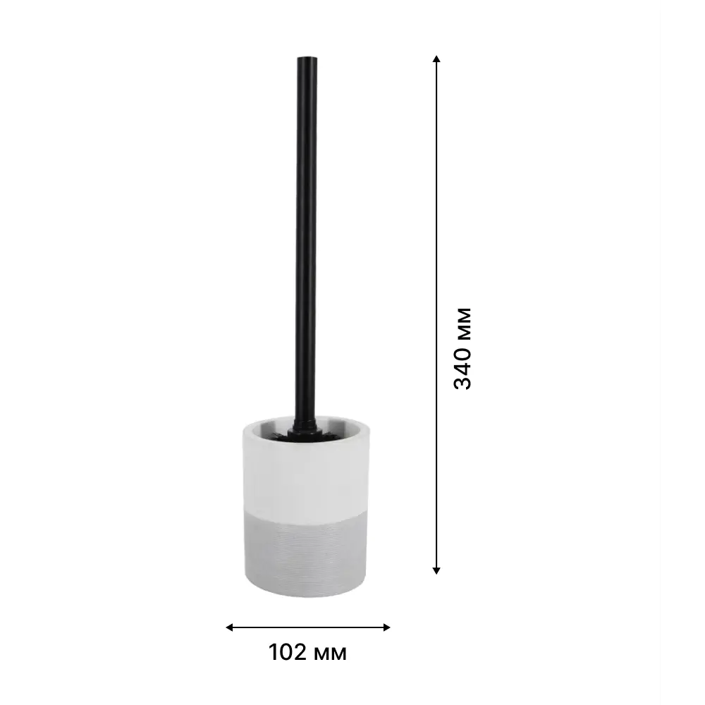 LEMER Kobern - Ёршик для унитаза в сером исполнении 89384914 STLM-1510184 - Вид №1