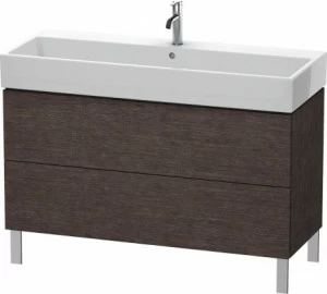 LC677907272 Тумбочка напольная L-Cube #LC6779 1184 x 459 мм Дуб брашированный, натуральный шпон