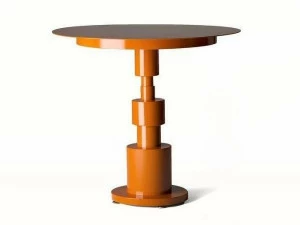 Officine Tamborrino Круглый металлический стол O design