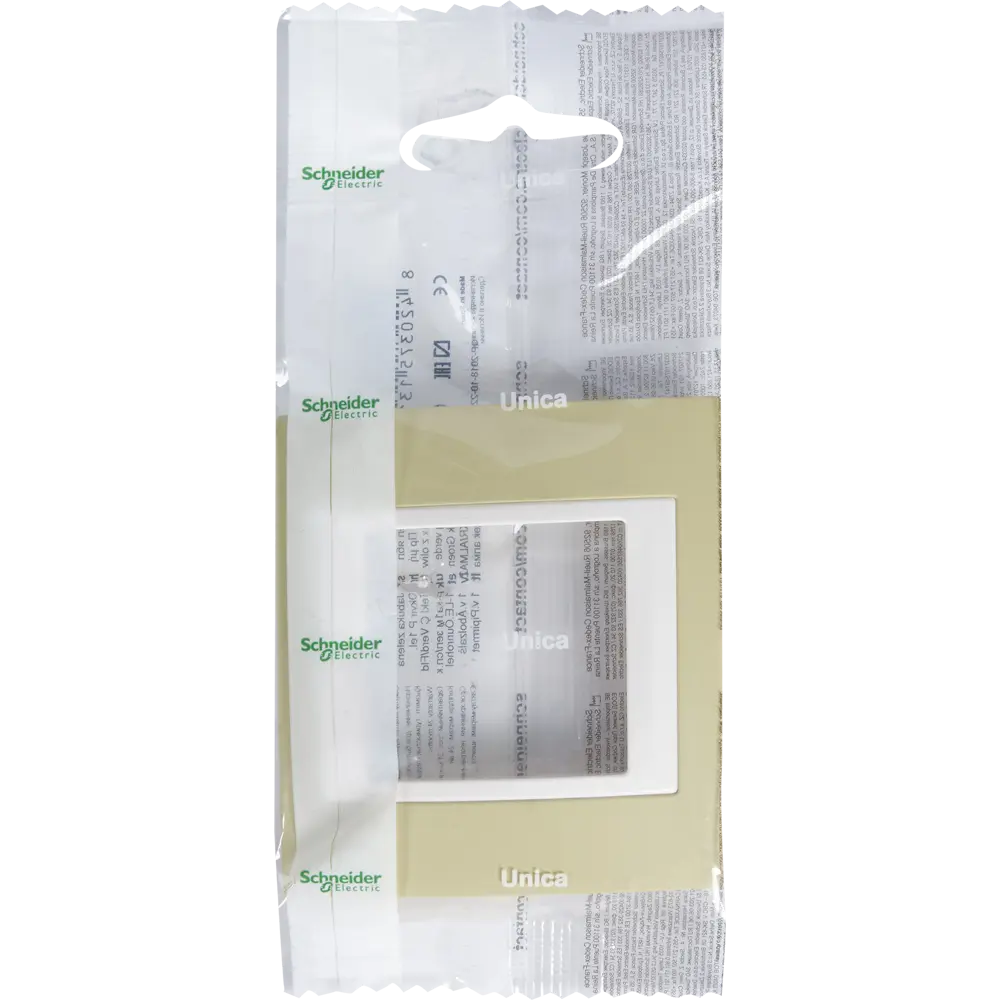 Рамка для розеток и выключателей Systeme Electric Unica 1 пост, цвет зелёное яблоко STLM-2003240 - Вид №4