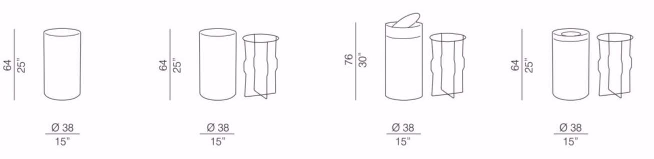 REXITE Контейнер для макулатуры из нержавеющей стали Nox magnum sun-id-1482712 - Вид №5