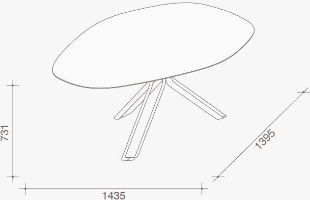 Lema Круглый стеклянный стол sun-id-1457433 - Вид №3