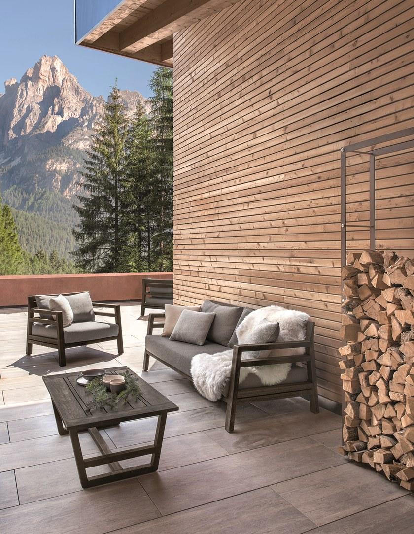 Ethimo 3-х местный тканевый садовый диван Costes Codi0100 - Вид №1