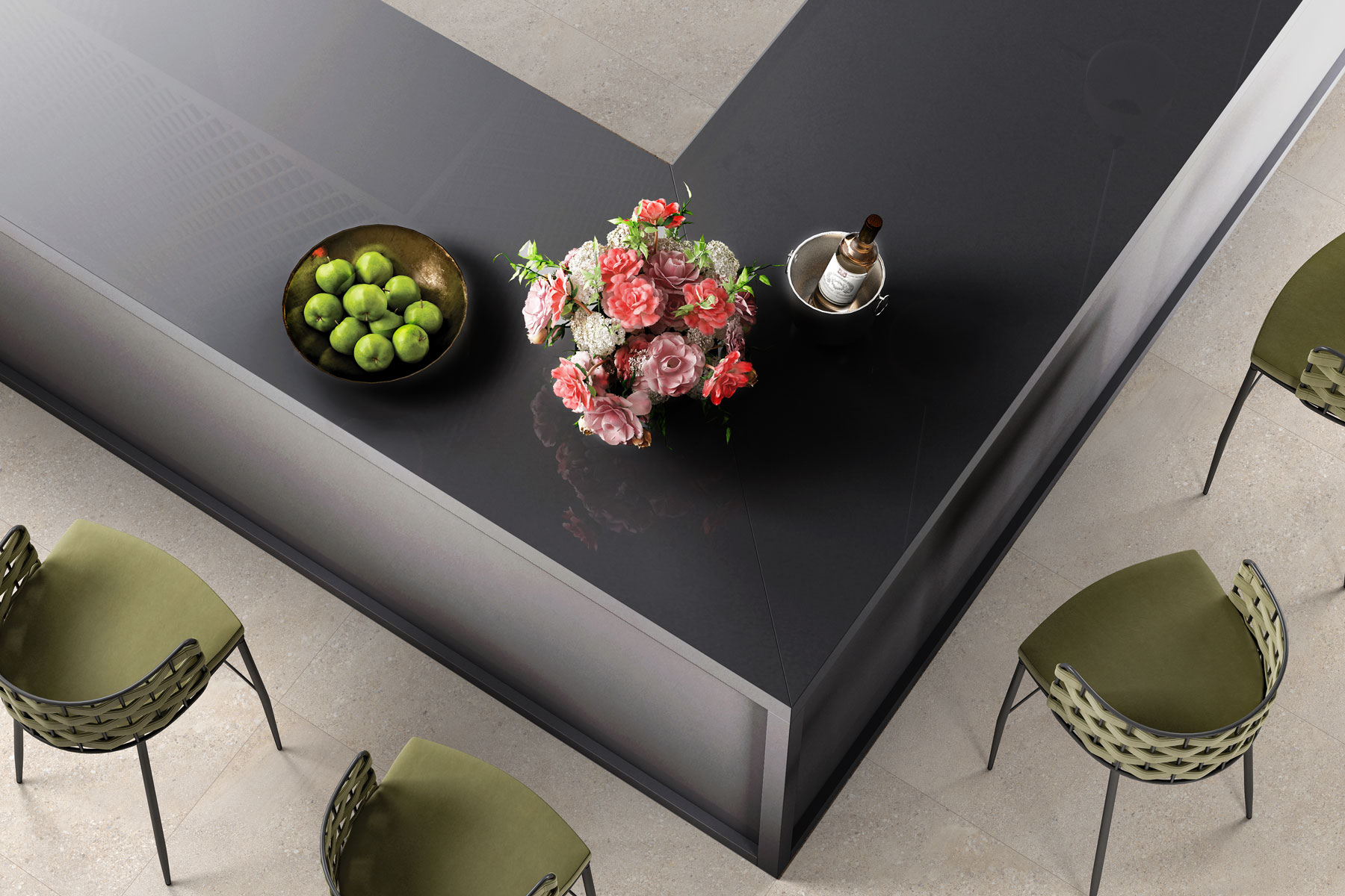 Бесконечная элегантность: керамический слэб STAROTECH STP-ST162 INCOLOR Double Polished - Вид №3