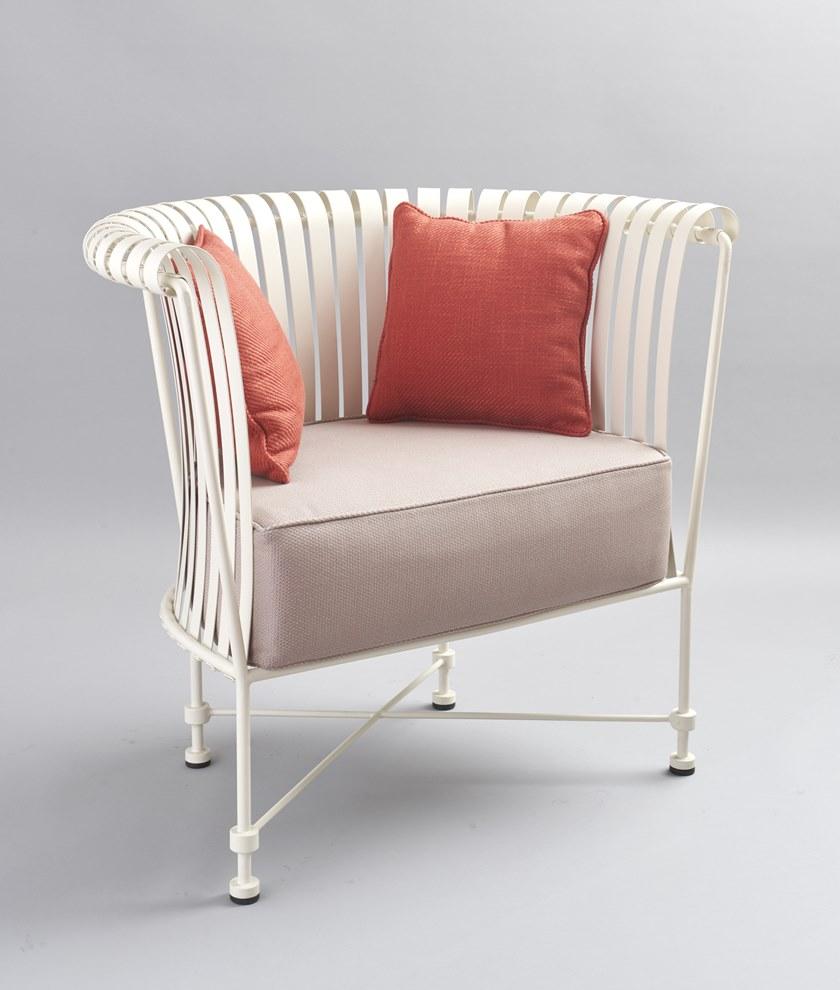 OFFICINACIANI Садовое кресло из кованого железа с подлокотниками Molle Gf4001ar  - Вид №4