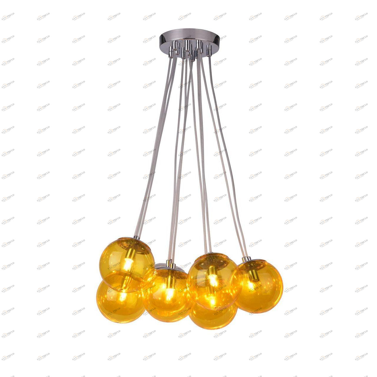 Подвесная светодиодная люстра Arte Lamp Pallone A3029SP-11CC ARTE LAMP PALLONE, ШАР 108460 Желтый 