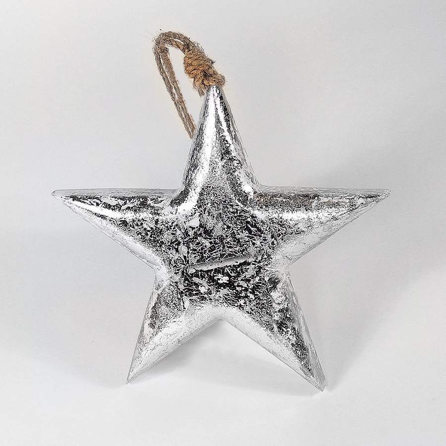en_ny0015 Фигурка декоративная snow star, подвесная, 23х23х3 см EnjoyMe 