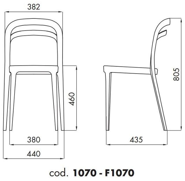 ALMA DESIGN Штабелируемый стул из полипропилена sun-id-1428646 - Вид №18