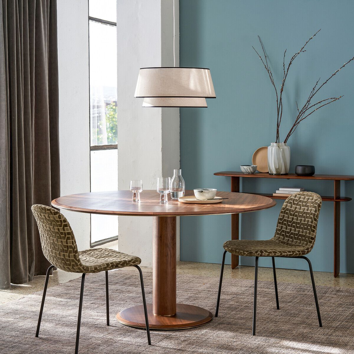 Консоль из орехового дерева с полками AMPM Iloss ARCH-00036126 - Вид №5