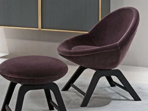 Meridiani Кресло с тканевой обивкой Jo & jill