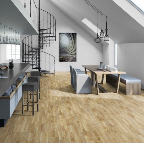 Паркетная доска Tarkett Дуб айвори браш 3100200004 - Вид №14