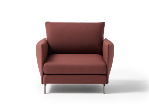 Тканевое кресло с подлокотниками