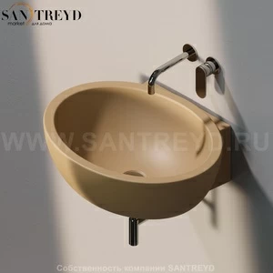 DP4829004 Подвесная раковина настенная овальная Ceramica Flaminia Dip