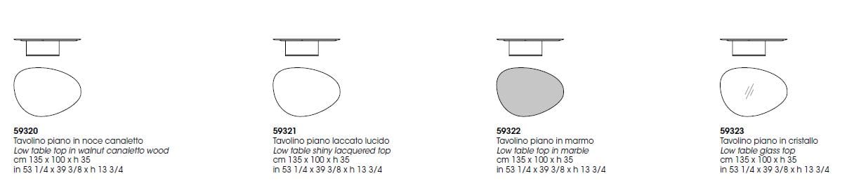 Мраморный журнальный столик Giorgetti ARCH-00113420 - Вид №3
