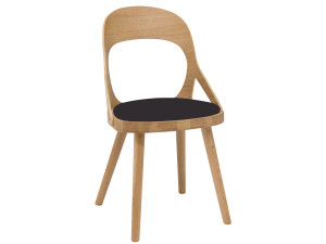 Дубовый стул с открытой спинкой