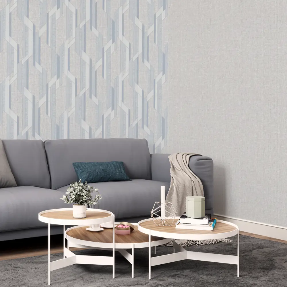 Обои флизелиновые Palitra Life Manchester серые 1.06 м PL71613-14 STLM-2104329 - Вид №3