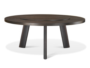 Круглый деревянный стол с Lazy Susan