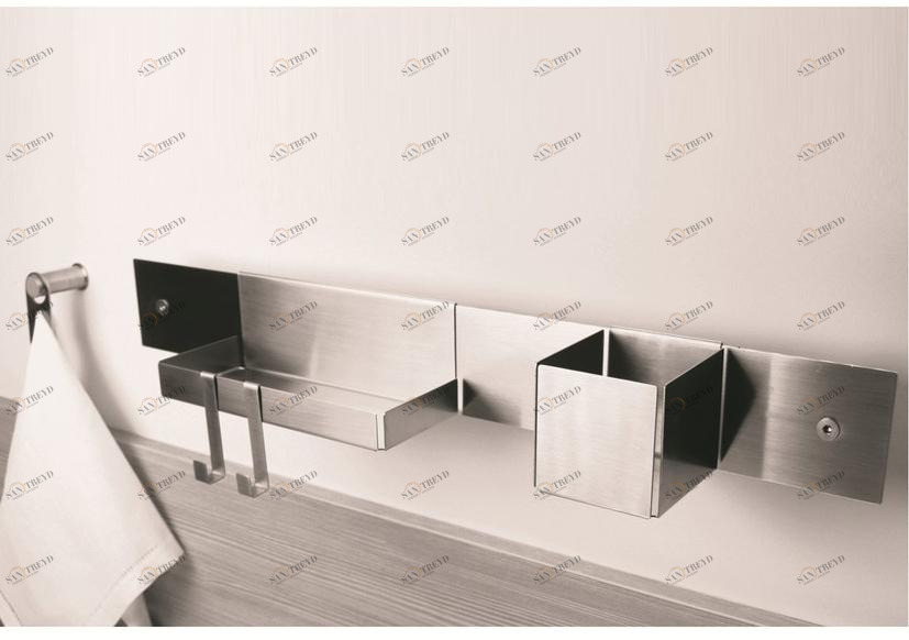 MINA Полка для ванной из нержавеющей стали Emme sun-id-1422528