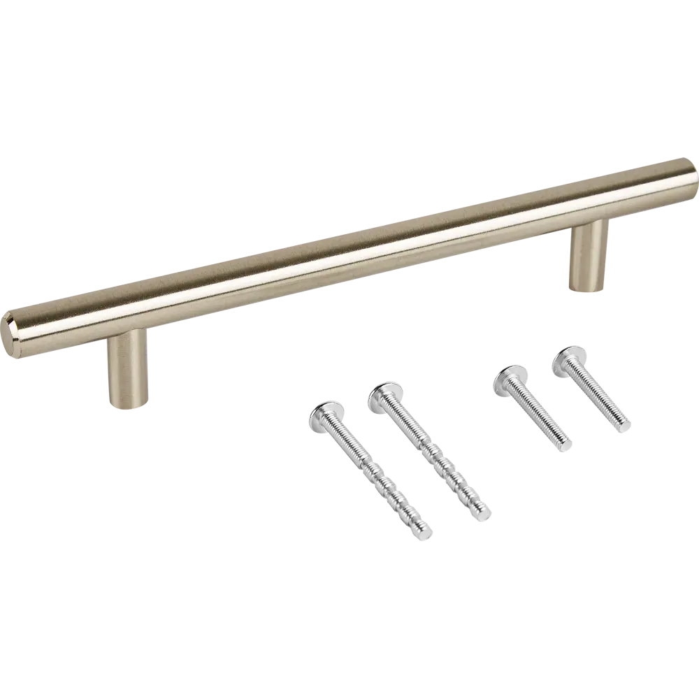 86899665 Ручка-рейлинг мебельная Prz металл D12 128 мм цвет никель STLM-1005257 PALLADIUM  - Вид №2