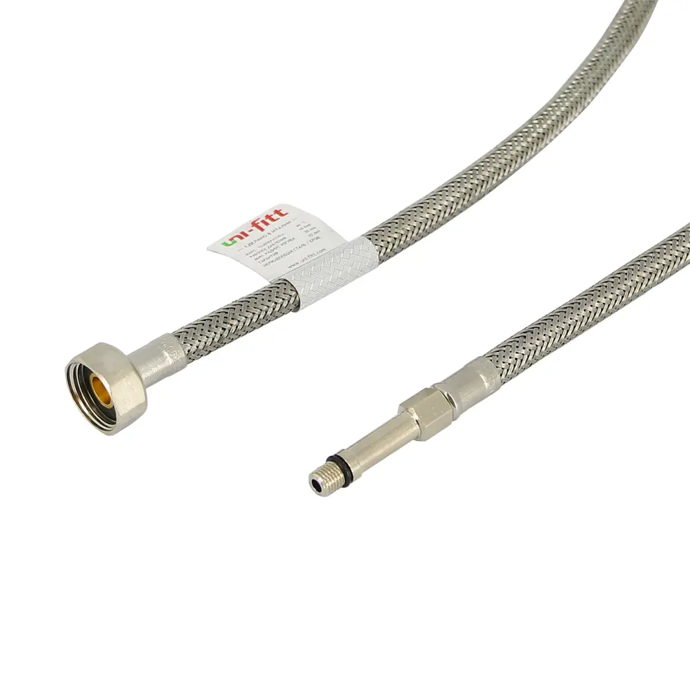 Гибкая подводка UNI-FITT для смесителей 80 см с резьбой 1/2" 86143441 STLM-1575983 - Вид №1