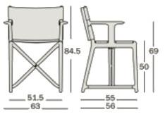 Magis Складной садовый стул sun-id-1459199 - Вид №4